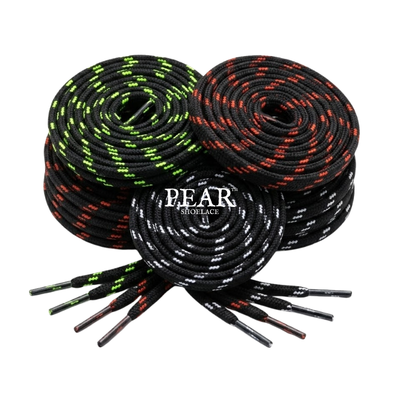 Round spotted shoelaces with pattern and personality — Pear Shoelace