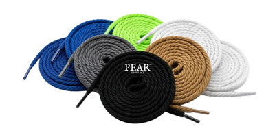 Shop Round Twisted Shoelaces Round Twisted Shoelaces - Pear Shoelace