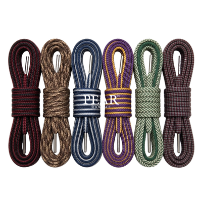 Two tone laces with bold contrast — Pear Shoelace